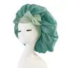 Gorro de Satén Imitación Seda con Correa Suave Ajustable, Gorro de Noche, Adecuado para Dormir, Gorro con Correa para Cabello Rizado