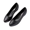 Zapatos de mujer de piel suave para estar de pie mucho tiempo sin cansar los pies, zapatos de trabajo, nuevo modelo otoño 2026, suela suave, cómodos, boca poco profunda, mocasines versátiles