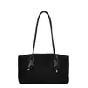 Bolsa de ombro retrô transfronteiriça para mulheres, nova moda 2026, bolsa de ombro requintada, bolsa tote de camurça de grande capacidade