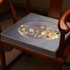 Cojín de Palma de Coco para Sillas de Madera de Rosa Estilo Chino, Cojín de Sofá de Madera Maciza Engrosado y Endurecido, Cojín para Asiento de Silla Circular Silla de Té