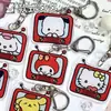 Llavero de TV Sanrio Llavero Acrílico Periférico de Anime Cuenta Mayorista Joyería Creativa Regalos