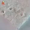 Novo Vestido de Noiva Bordado a Laser Cheongsam Alça Tecido Bordado Mancha Flor de Disco Tridimensional Pedido Tecido Bordado com Lantejoulas de Diamante