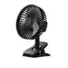 Ventilador de Clipe Telescópico de Haste de Alumínio Flexível Personalizado de Fábrica com Carregamento USB para Acampamento ao Ar Livre, Dormitório de Estudante, Ventilador de Pendurar