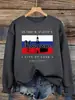 Sudadera con Estampado de Amor de la Ciudad de Moscú para Mujer Cuello Redondo Streetwear de Otoño Conjunto Suelto para Mujer