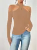 Suéter de Punto con Tirantes Sexy Halter para Otoño Invierno 2026 Europeo Amazon Comercio Transfronterizo Exterior Ins de Punto de Longitud Media