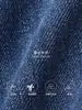 3ª Manhã Outono Nova Coleção Jeans Azul Lavado de Cintura Alta Slim-Fit Flare ZY4443