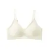 Loja de 15 anosLingerie feminina para seios pequenos, push-up, respirável, suporte suave, sem costura, alças finas, suporte lateral, sutiã, transfronteiriço