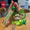 2026 Nuevo Modelo Llavero de Flor de Panda Giratoria para Coche Colgante de Regalo para Mochila de Hombres y Mujeres