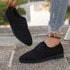 Novos Sapatos Beanie de Bico Fino Primavera 2025 Estilo Coreano Retrô Moderno Sapatos Business Casual