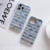 Funda vaquera con diseño de copos de nieve coreanos para Apple Pro Max de 16 pulgadas, iPhone 15, fragancia 14, avanzada, 13 piezas