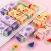 Goma de Borrar Sandwich de Fruta Dibujo Animado Creativo Goma de Borrar para Escuela Primaria Menos Virutas Goma de Borrar Rebanada Linda con Aroma Ventas Directas de Fábrica
