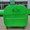 Contenedor de basura móvil de 3 metros cúbicos con brazo de gancho personalizable para exteriores, vehículo de saneamiento grande, montado en vehículo, para calle, contenedor de basura de 5 metros cuadrados