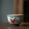 Pieza de Apertura de Horno Ru Puede Elevar Taza de Maestro Kung Fu Juego de Té Taza Individual Taza de Cerámica Individual para Cata de Té Taza de Té con Boca Trasera Grande Hogareño