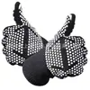 Horno de barbacoa horno de microondas guantes de barbacoa aramida resistente a altas temperaturas silicona guantes resistentes al calor anti-quemaduras guantes ignífugos