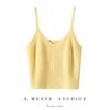 Camisole Colete Pequeno 100% Caxemira Feminino Listrado Estilo Francês Casual Tricô Camisole de Caxemira com Decote V Pode Ser Usado por Fora para Mulheres