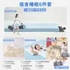 Juego de cama de tres piezas para dormitorio de estudiante universitario, estilo sábana bajera, 100% algodón puro, funda nórdica, sábana, ropa de cama, juego de seis piezas para colchón