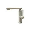 Grifo para Lavabo de Acero Inoxidable 304 Seleccionado Cuidadosamente para Uso Doméstico, Control Dual de Agua Caliente y Fría, Adecuado para Lavabo de Baño, Fregadero y Lavabo de Encimera