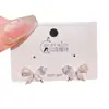 Novedad 2026 Elegantes Aretes de Tachuela de Plata con Moño Grande de Circonita para Mujer, Exquisitos Aretes de Aguja de Plata de Lujo Ligero de Alta Gama