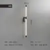 Lámpara de pared minimalista nórdica, luz de tira lineal creativa para interiores, pared de fondo de sofá de sala de estar simple, lámpara de pared para mesita de noche de dormitorio