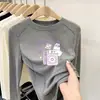 Camiseta de manga larga de forro polar para niña, nuevo estilo otoño e invierno 2026, ropa interior para niños, camiseta base cepillada, moderna