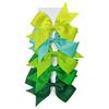 Amazon Moño de Cinta Acanalada Horquilla para el Cabello para Niños Accesorios para el Cabello Hecho a Mano Multicolor Cola de Golondrina Cinta Larga Ángulo Flotante Color Sólido