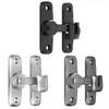 Hebilla de Aleación de Aluminio Hebilla de Seguridad 90 Grados 180 Grados Sólida Multiuso Cerradura Izquierda y Derecha para Puerta Doméstica Hebilla Antirrobo