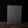 Pasta com Encadernação em Espiral, Capa Dura em Couro, Formato A4, com Folhas Soltas, em Estoque, Livro para Armazenamento de Amostras de Tecido com 3 Furos, Livro de Amostras de Cartões Coloridos, Livro de Amostras de Tecido em Branco