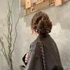Importado de Corea 2025 Nuevo Modelo de Gama Alta Scrunchie Estampado de Leopardo Goma para el Cabello para Mujer, Accesorio para el Cabello, Cuerda para Recoger la Cola de Caballo