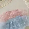 2026 Verano Nuevo Estilo Falda Tutú Princesa de Malla para Niñas Falda Corta Dulce para Bebés Pantalones Falda Versátiles de Pastel para Niños de Un Año