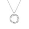 Collar de Anillo de Möbius para Mujer, Simple y Elegante, Nueva Cadena Geométrica Hueca para Clavícula, Cadena para Suéter
