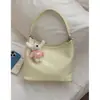 Bolso de Axila de Gama Alta de Nicho para Mujer, Nuevo Modelo 2026, Bolso Cubo de Color Sólido, Bolso de Hombro Suave, Bolso de Viaje