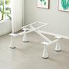 Fabricante Venta al por Mayor Comedor Mesa y Silla Combinación Todo-en-Uno Empleado Escolar Conjunto Comida Rápida Mesa y Silla Combinación Mesa Redonda Comercial