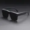 Preto Peça Única Armação Quadrada Grande Óculos para Miopia Conjunto Protetor Solar Proteção Solar Polarizado Anti-UV Celebridade da Internet Rosto Redondo Emagrecimento Visual Óculos de Sol