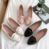 Sapatos Femininos de Bico Fino com Bico Apontado e Fundo Plano, Superfície Macia, Estilo Novo 2026, Sapato de Salto Baixo, Sapatos Femininos, Solado Macio, Sapatos de Trabalho Femininos, Garça Almofada Branca