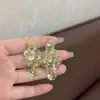 Aretes Casuales de Hoja Elegantes, Aretes Grandes Exagerados, Aretes Largos Personalizados Estilo Retro, Aretes de Moda Europeos y Americanos