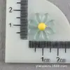 Perlado Pequeño Fresco Girasol Material Banda de Goma Pequeña Margarita Accesorios para el Cabello Pegamento Crema DIY Niños Accesorios para Funda de Teléfono Móvil