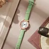 2025 Reloj Estilo Bosque Nuevo Pequeño Fresco Literario Estudiante Femenina Cuadrado Simple Reloj de Mujer Correa Retro Reloj Cuadrado Pequeño Reloj