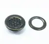 Fivela de Ilhós Respirável de Malha Metálica com Diâmetro Interno 10/12mm, Superfície de Malha Redonda Acessórios para Capacete, Malha para Bagagem