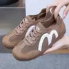 Zapatillas retro de mujer estilo alemán 2026 primavera-verano nuevas de malla transpirable zapatos deportivos casuales zapatos de tela Old Beijing para mujer