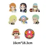 Dibujos animados anime One Piece combinación de estampado en caliente con tinta blanca tamaño pequeño se puede cortar ropa bolsa máscara máscara de ojos impresión