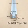Ranura em Forma de C, Flange Interna de Liga de Alumínio com Ranura em Forma de U, Trilho Guia para Sensor, Ranura para Montagem de Chave Fotoelétrica, Ranhura para Cartão de Alumínio do Trilho