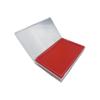 Almohadilla de Tinta Redonda para Journaling, Roja, para Estampado Financiero, Suministros Especiales de Oficina de Secado Rápido, Caja de Almohadilla de Tinta al Mayoreo, Solo para Uso de Oficina