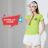 Tingzi Square Dance Costume Novo Terno Primavera e Verão Shorts Equipe Performance Jumping Exercício Fitness Running Costume Mulheres