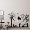 Pegatinas de pared Fan Xi Serie Halloween Mano Fantasma Árbol Feo Pegatinas de pared Escaparate Decoración navideña FX3002