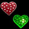 Dia dos Namorados Temático LED Embutido Sapato Buraco de Flor Sapato Flash Buraco de Fivela de Sapato Bolsa Acessórios Luminosos Fivela Decorativa