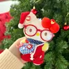 Nuevo Llavero de Peluche Original Hello Kitty Invierno Nuevo Conjunto Cálido Colgante de Bolsa de Regalo Gato Kt