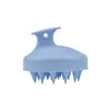 Venda Direta da Fábrica Cor de Palha de Trigo Escova de Silicone Massageadora para Shampoo Raiz do Cabelo do Couro Cabeludo Escova de Banho Anti-Coceira Remoção de Caspa Limpeza Esfoliante de Costas