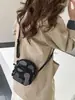 Bolso Pequeño Cuadrado de Parches de Mezclilla para Niñas, Estilo Retro Japonés, Versátil para el Trabajo, las Compras y los Viajes, Bolso Cruzado