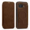 Adecuado para Funda de Cuero con Tapa abatible para Google Pixel11, Funda Magnética para Teléfono, Funda Protectora de Cobertura Total con Ranura para Tarjetas para Googlepixel10