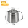 Tanque de Óleo Transfronteiriço Grades de Vazamento de Óleo Panela Doméstica para Fritar Cozinha Especial Controle de Óleo Sem Grudar Filtro de Aço Inoxidável Pote de Óleo